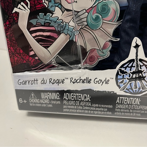 MONSTER HIGH DOLL GARROTT DU ROQUE & ROCHELLE GOYLE LOVE IN SCARIS NRFB - Picture 4 of 11